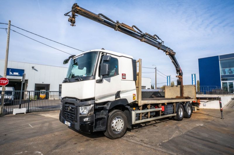 RENAULT C 480 -6X4 + HIAB 14T/m/3ext.