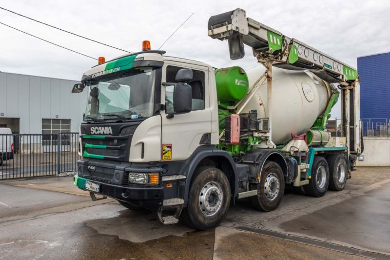 SCANIA P400 +STETTER 7m3+TAPIS THEAM TS 13