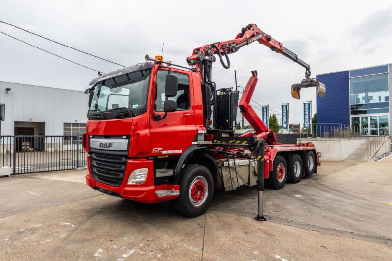 DAF CF 440 FAK-8x2 + Palfinger Epsilon Q180 Z95TR