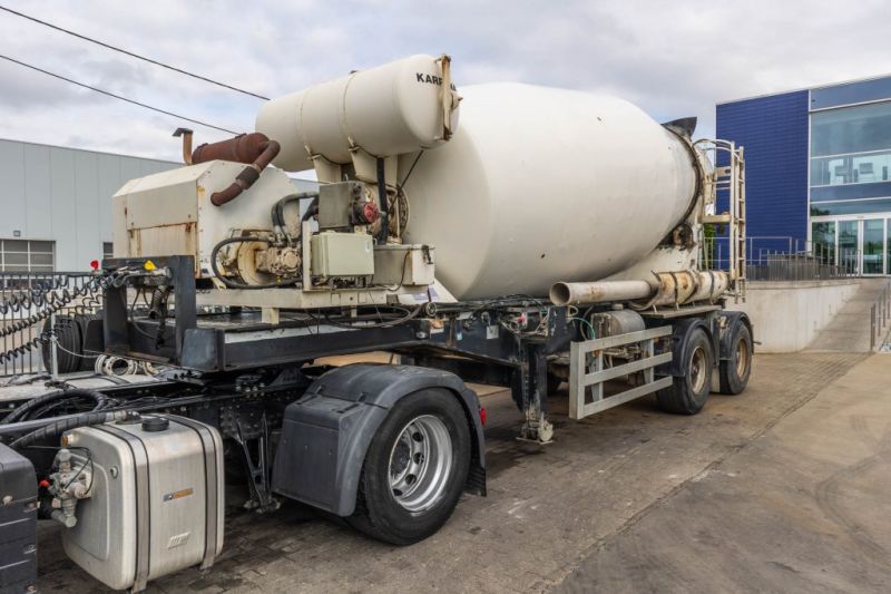 RENDERS BETON MIXER 12M3 + MOTOR (MALAXEUR/MISCHER)