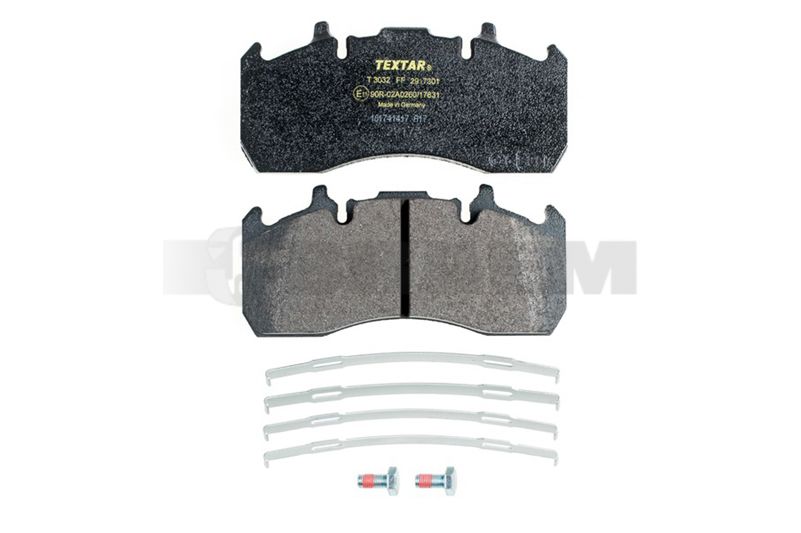 Truck and bus spare parts - Brake system - Brake discs and brake drums - Brake lining - TEX2917301