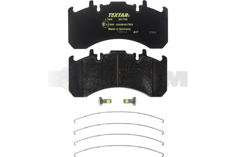 Truck and bus spare parts - Brake system - Brake discs and brake drums - Brake lining - TEX2917705