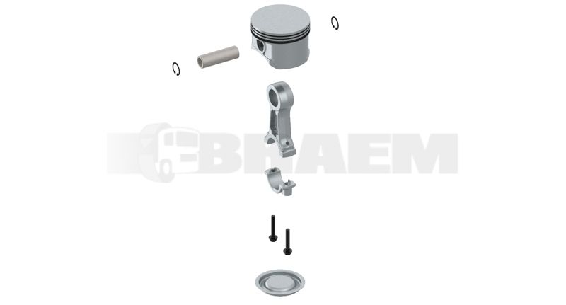 Truck and bus spare parts - Brake system - Compressor - Piston - WES412.352.925.2