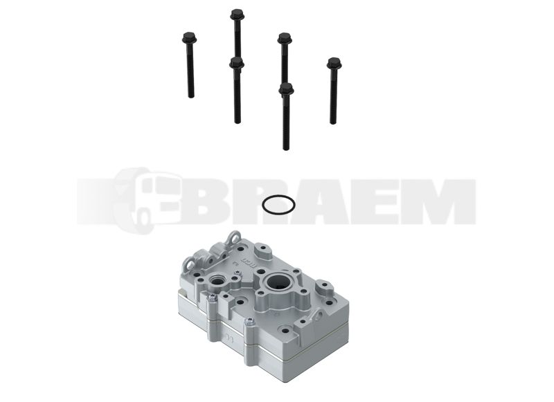 Vrachtwagen- en busonderdelen - Remsysteem - Compressor - Cilinderkop en cilinderkopbouten - WES912.522.924.2