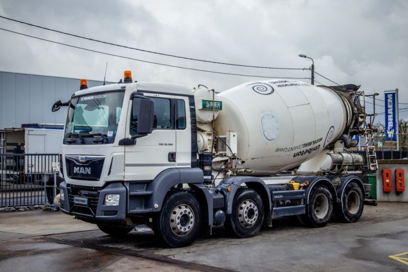 Tweedehands vrachtwagens - Vrachtwagen - MAN TGS 32.360 BB+MIXER 9M³