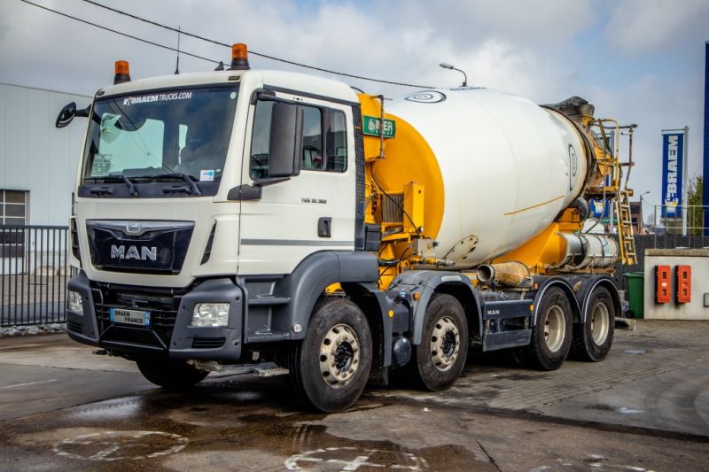 شاحنات مستعملة - شاحنات - MAN TGS 32.360 BB+E6+MIXER 9M³