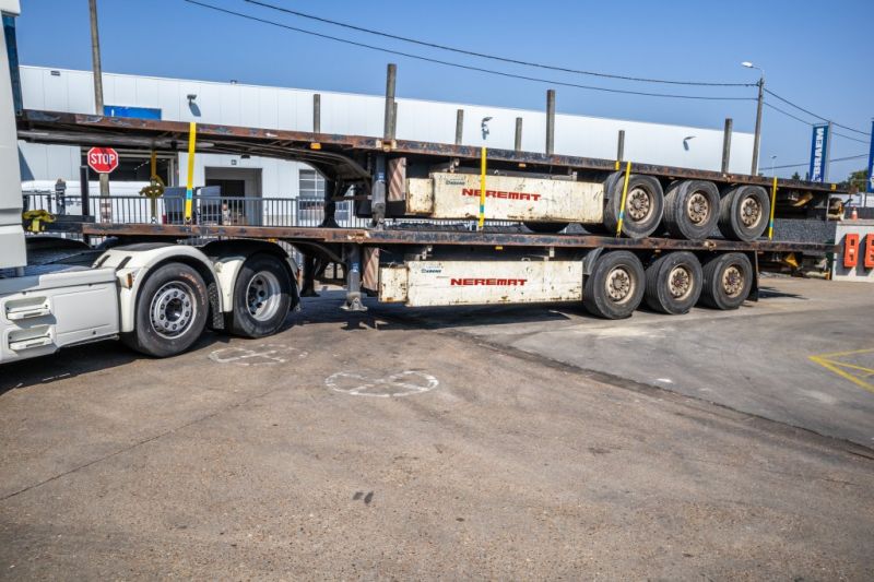 شاحنات مستعملة - شبه مقطورة - KRONE SD27-PLATEAU- 39000 KG MTM