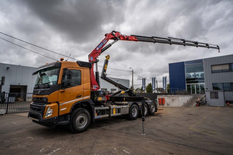 Camioane folosite - Camion - VOLVO FMX 430-8x4+HMF 2820/6xhydr.