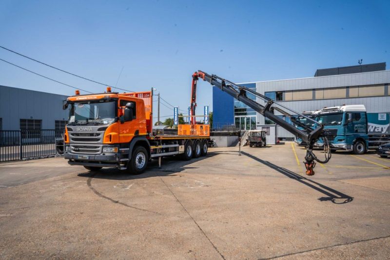 Camioane folosite - Camion - SCANIA P 410 + PALFINGER PK22002/5 EXT.