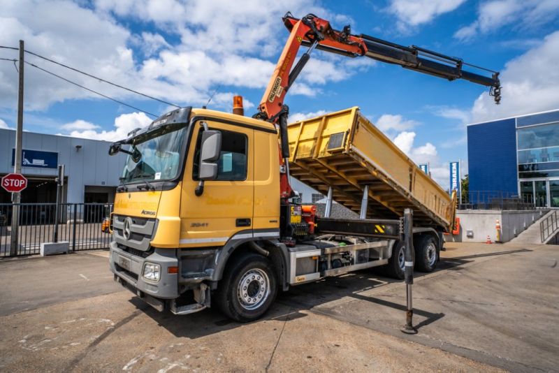 Camiones de segunda mano - Camiones - MERCEDES ACTROS 2641-MP3-6x2-4+ PK 18 T/m/3XHydr.