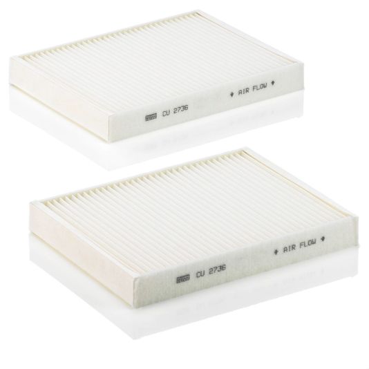 Truck and bus spare parts - Cab - Air-conditioning - Pollen filter - MANCU2736-2