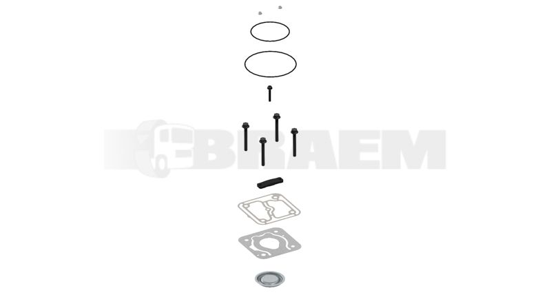 Lkw- und Busersatzteile - Bremssystem - Luftpresser - Ventil Deckel - MB001.130.67.15