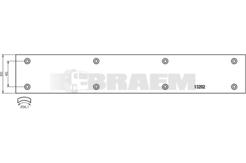 Lkw- und Busersatzteile - Bremssystem - Scheibenbremse und Trommelbremse - Trommelbremsbelag - TEX1313501