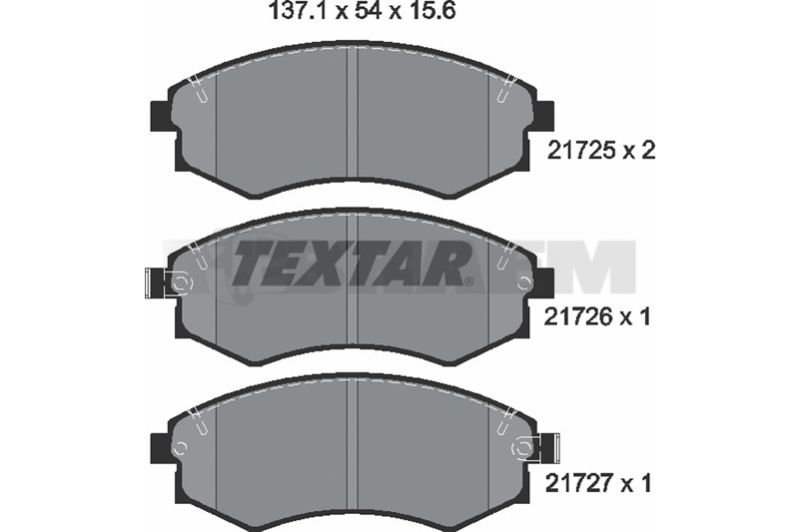 Truck and bus spare parts - Brake system - Brake discs and brake drums - Brake lining - TEX2172502