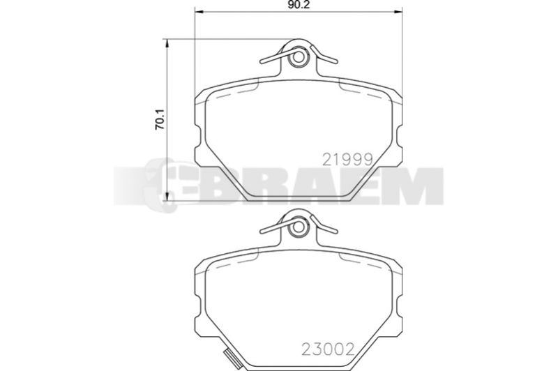 Truck and bus spare parts - Brake system - Brake discs and brake drums - Brake lining - TEX2199081