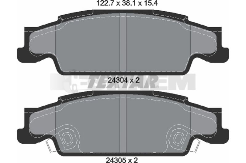 Truck and bus spare parts - Brake system - Brake discs and brake drums - Brake lining - TEX2430401