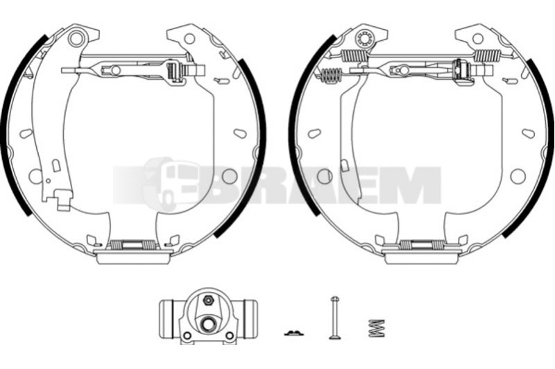 Truck and bus spare parts - Brake system - Brake discs and brake drums - Brake shoe - TEX84037003