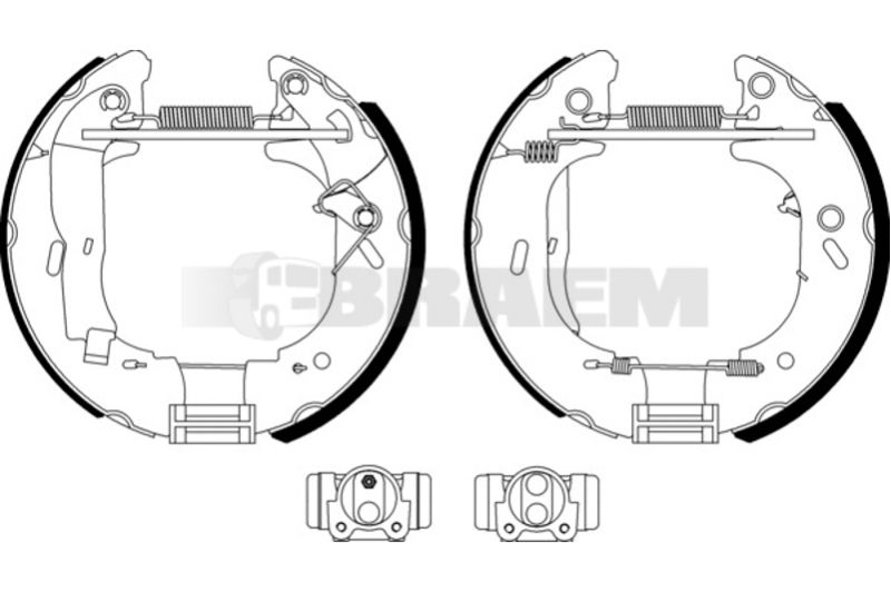 Lkw- und Busersatzteile - Bremssystem - Scheibenbremse und Trommelbremse - Bremsbacke - TEX84054500