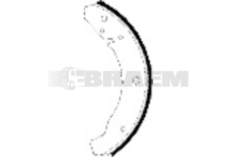 Lkw- und Busersatzteile - Bremssystem - Scheibenbremse und Trommelbremse - Bremsbacke - TEX91007700