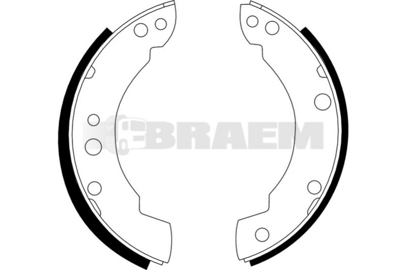 Lkw- und Busersatzteile - Bremssystem - Scheibenbremse und Trommelbremse - Bremsbacke - TEX91015900