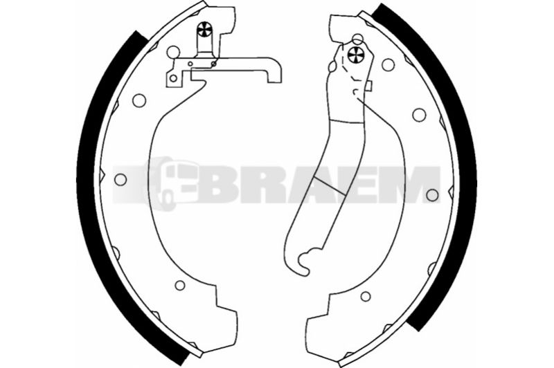Lkw- und Busersatzteile - Bremssystem - Scheibenbremse und Trommelbremse - Bremsbacke - TEX91028900