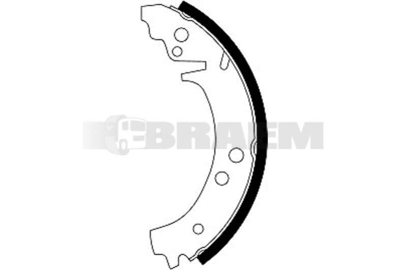 Lkw- und Busersatzteile - Bremssystem - Scheibenbremse und Trommelbremse - Bremsbacke - TEX91029100