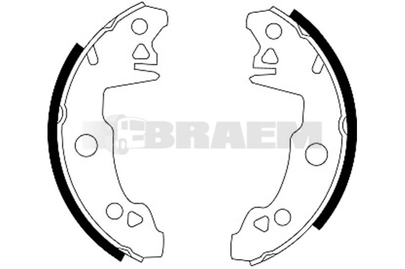 Lkw- und Busersatzteile - Bremssystem - Scheibenbremse und Trommelbremse - Bremsbacke - TEX91029200