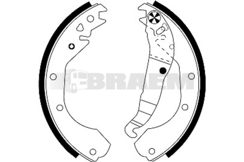 Lkw- und Busersatzteile - Bremssystem - Scheibenbremse und Trommelbremse - Bremsbacke - TEX91033200