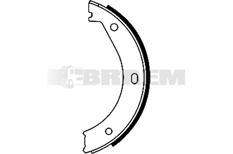 Lkw- und Busersatzteile - Bremssystem - Scheibenbremse und Trommelbremse - Bremsbacke - TEX91033400