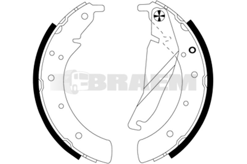 Lkw- und Busersatzteile - Bremssystem - Scheibenbremse und Trommelbremse - Bremsbacke - TEX91033500