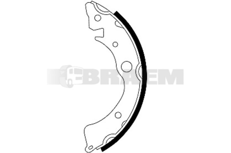 Lkw- und Busersatzteile - Bremssystem - Scheibenbremse und Trommelbremse - Bremsbacke - TEX91034700