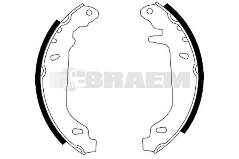 Lkw- und Busersatzteile - Bremssystem - Scheibenbremse und Trommelbremse - Bremsbacke - TEX91037400