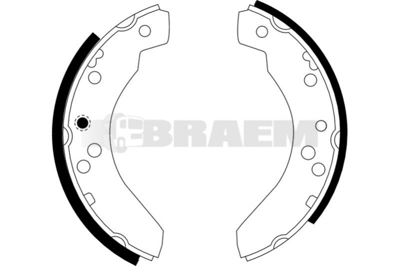 Lkw- und Busersatzteile - Bremssystem - Scheibenbremse und Trommelbremse - Bremsbacke - TEX91037500