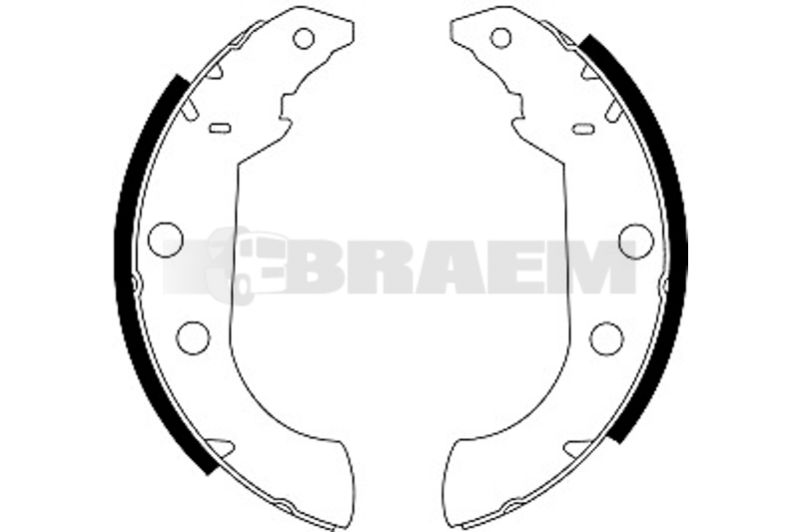 Lkw- und Busersatzteile - Bremssystem - Scheibenbremse und Trommelbremse - Bremsbacke - TEX91038100