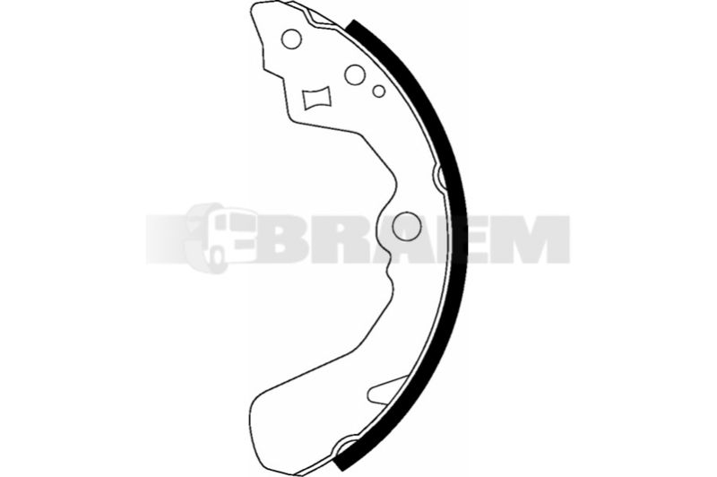 Lkw- und Busersatzteile - Bremssystem - Scheibenbremse und Trommelbremse - Bremsbacke - TEX91039001