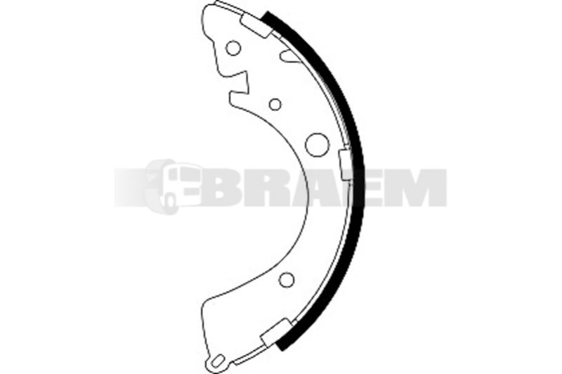 Lkw- und Busersatzteile - Bremssystem - Scheibenbremse und Trommelbremse - Bremsbacke - TEX91039601
