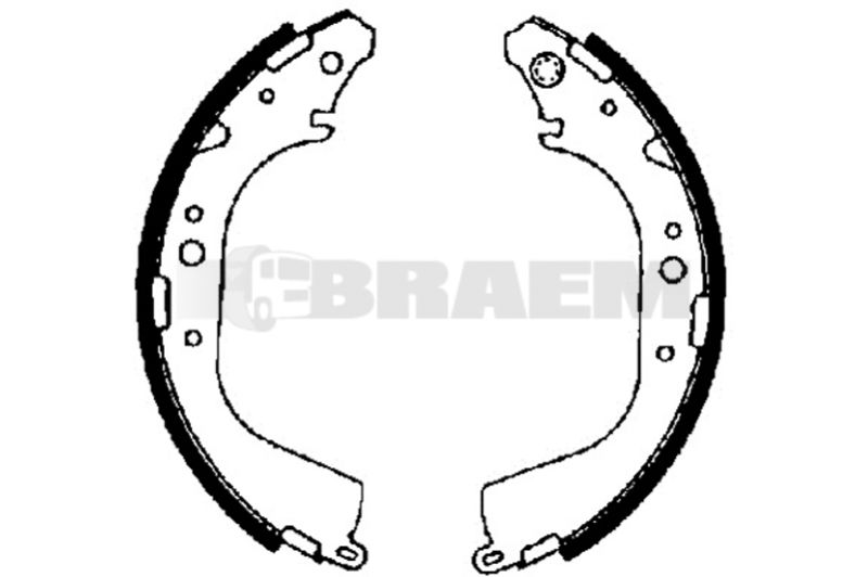 Lkw- und Busersatzteile - Bremssystem - Scheibenbremse und Trommelbremse - Bremsbacke - TEX91041500