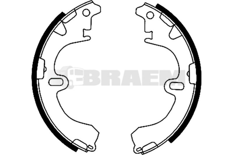 Lkw- und Busersatzteile - Bremssystem - Scheibenbremse und Trommelbremse - Bremsbacke - TEX91043200