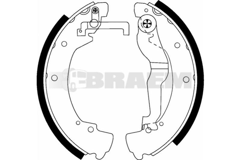 Lkw- und Busersatzteile - Bremssystem - Scheibenbremse und Trommelbremse - Bremsbacke - TEX91044600