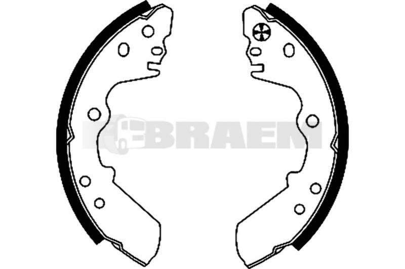 Lkw- und Busersatzteile - Bremssystem - Scheibenbremse und Trommelbremse - Bremsbacke - TEX91044900