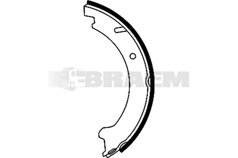 Lkw- und Busersatzteile - Bremssystem - Scheibenbremse und Trommelbremse - Bremsbacke - TEX91046000