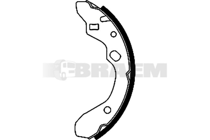 Lkw- und Busersatzteile - Bremssystem - Scheibenbremse und Trommelbremse - Bremsbacke - TEX91047400