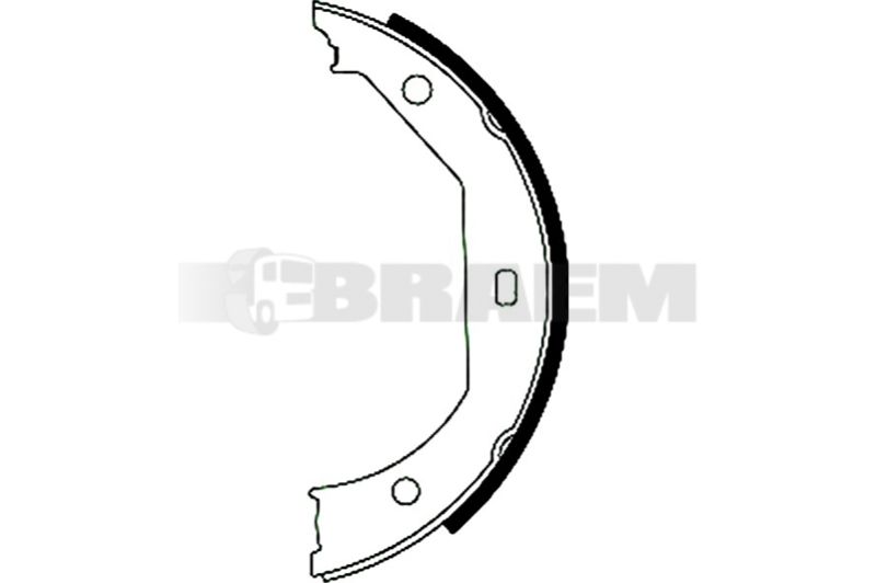 Lkw- und Busersatzteile - Bremssystem - Scheibenbremse und Trommelbremse - Bremsbacke - TEX91049300