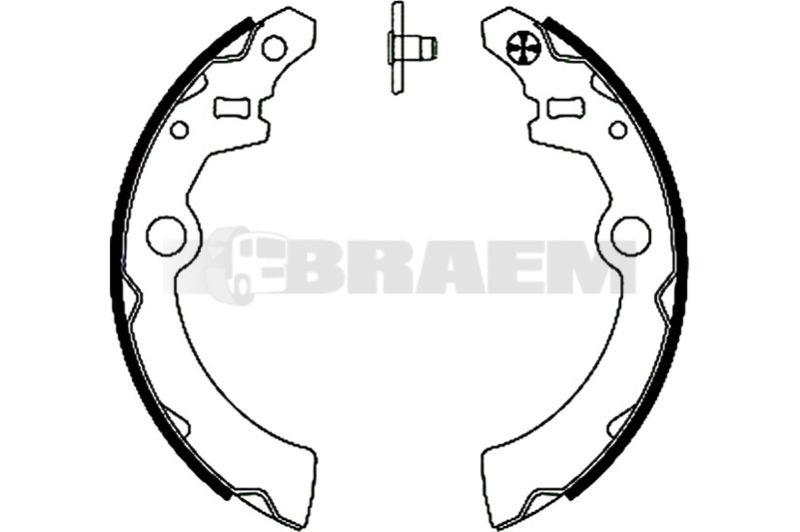 Lkw- und Busersatzteile - Bremssystem - Scheibenbremse und Trommelbremse - Bremsbacke - TEX91050800