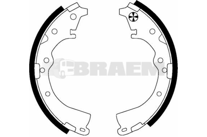 Lkw- und Busersatzteile - Bremssystem - Scheibenbremse und Trommelbremse - Bremsbacke - TEX91051100