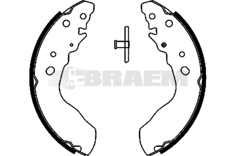 Lkw- und Busersatzteile - Bremssystem - Scheibenbremse und Trommelbremse - Bremsbacke - TEX91051300