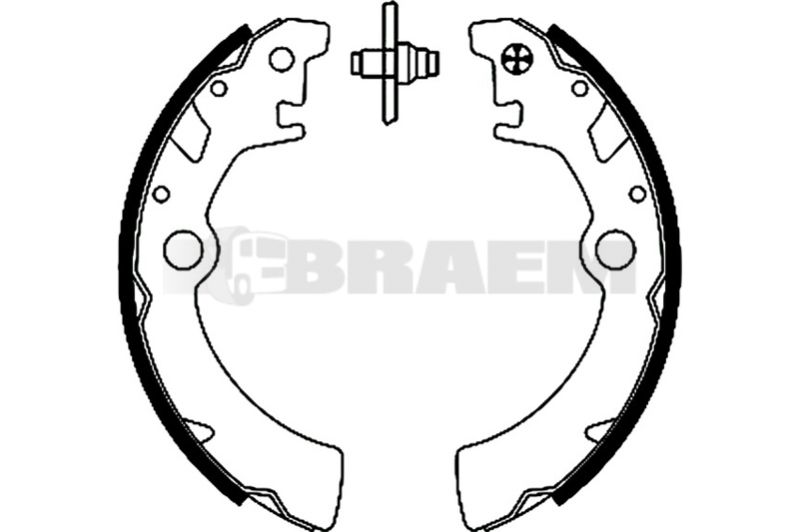 Lkw- und Busersatzteile - Bremssystem - Scheibenbremse und Trommelbremse - Bremsbacke - TEX91051400