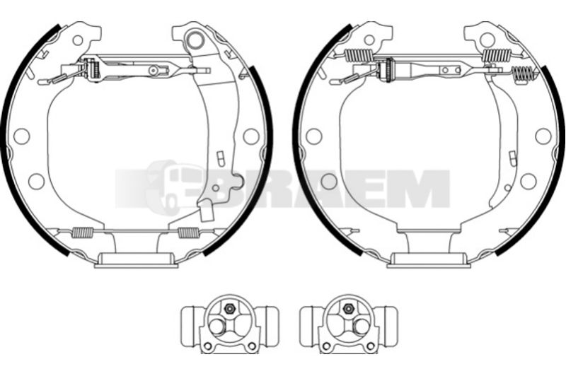 Truck and bus spare parts - Brake system - Brake discs and brake drums - Brake shoe - TEX91051700