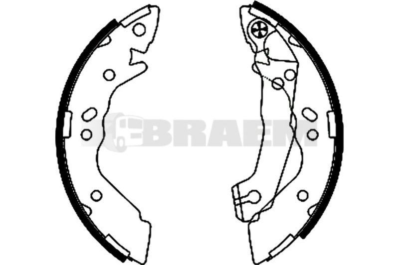 Lkw- und Busersatzteile - Bremssystem - Scheibenbremse und Trommelbremse - Bremsbacke - TEX91054100
