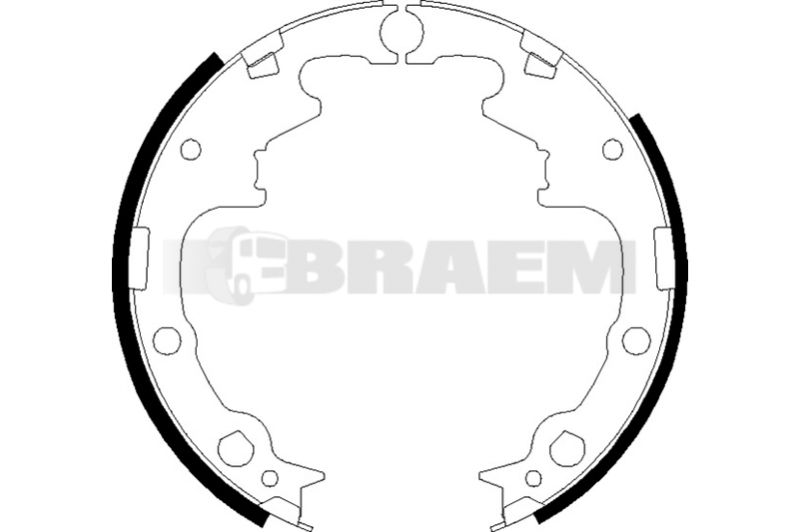Lkw- und Busersatzteile - Bremssystem - Scheibenbremse und Trommelbremse - Bremsbacke - TEX91056500